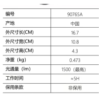 世达(SATA)90765A替代90765防水锂电投光灯1500LM
