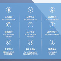 ZNNCO充电宝20000毫安时自带线大容量便携式移动电源 镜黑[旗舰版]自带四线丨可上飞机丨数显+灯 超薄小巧迷你通用