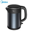美的（Midea）电热水壶家用1.5L容量便携烧水壶 双层防烫不锈钢无缝内胆电水壶 双钢保温电开水壶 HJ1511a