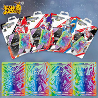 卡游奥特曼卡片炫彩版SLR泽塔全套LR十星金卡牌收集册玩具奥特曼炫彩C版1包25张