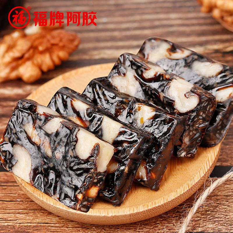 福牌阿胶即食阿胶糕360g山东特产正品阿胶礼盒滋补固元糕高清大图