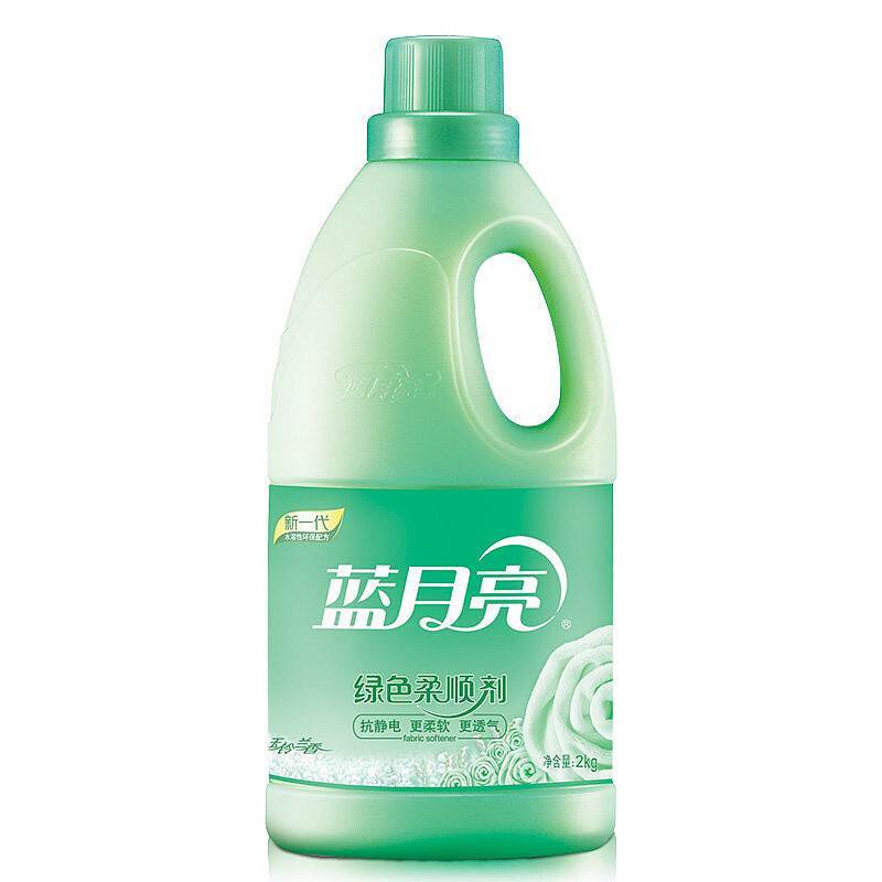 蓝月亮玉铃兰绿色柔顺剂2kg 6902022131660 6瓶