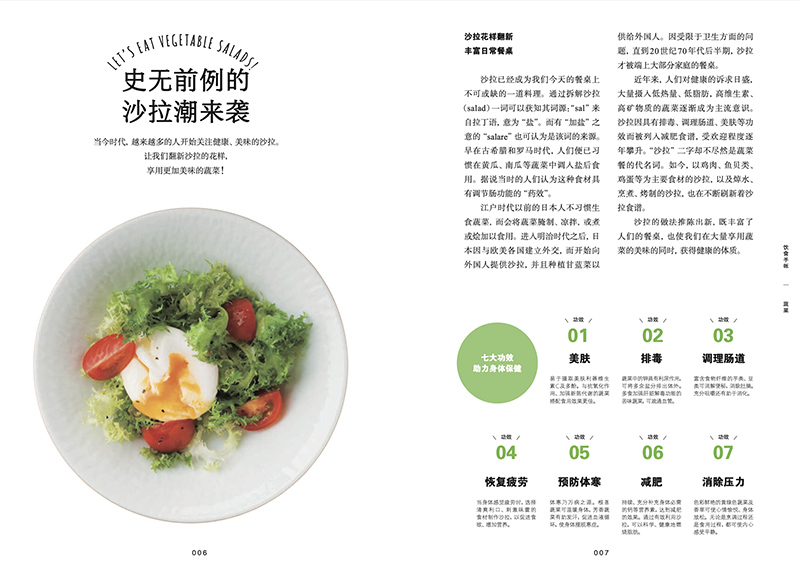 [正版]蔬菜 饮食手帐系列 108种蔬菜的吃法 四季蔬菜百科 27款绿色健康食谱 素食主义 健身餐 时令蔬菜菜谱 家庭高清大图