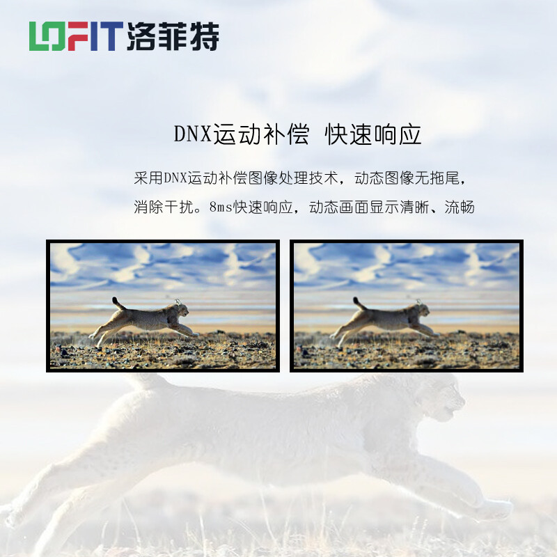 洛菲特(LOFIT)43英寸高清监视器工业级监控显示器 LFT430M-DH1高清大图