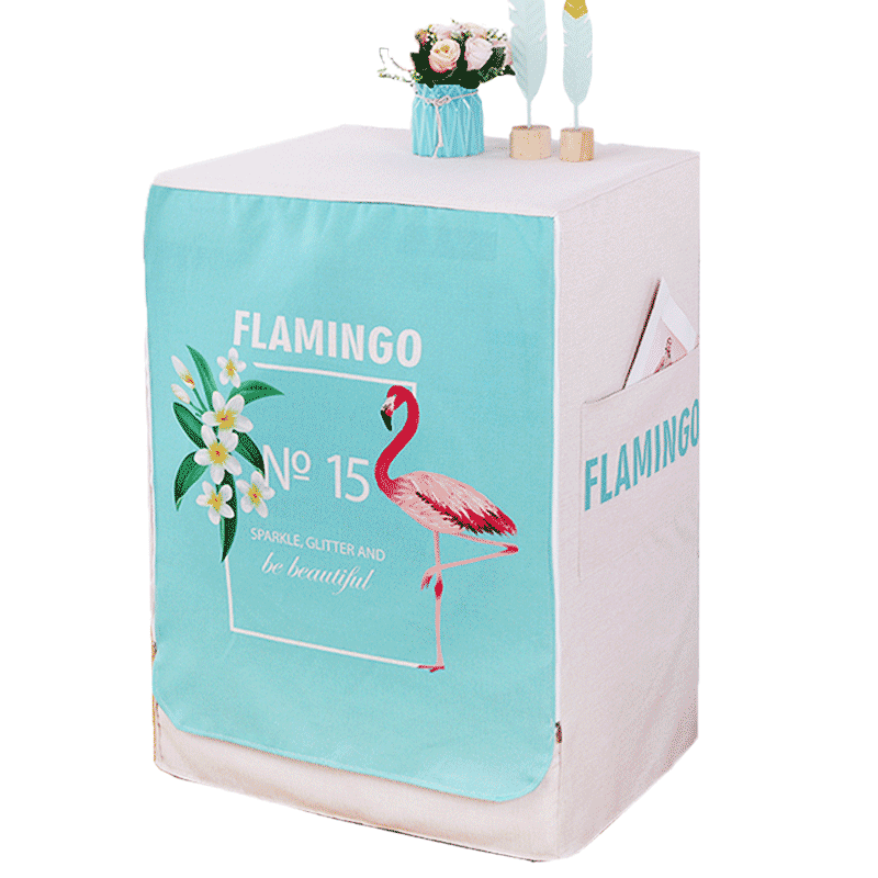 家柏饰(CORATED)滚筒洗衣机罩防水防晒防水罩防晒罩全自动通用罩子套子 熊先生 L码60*60*85cm高清大图