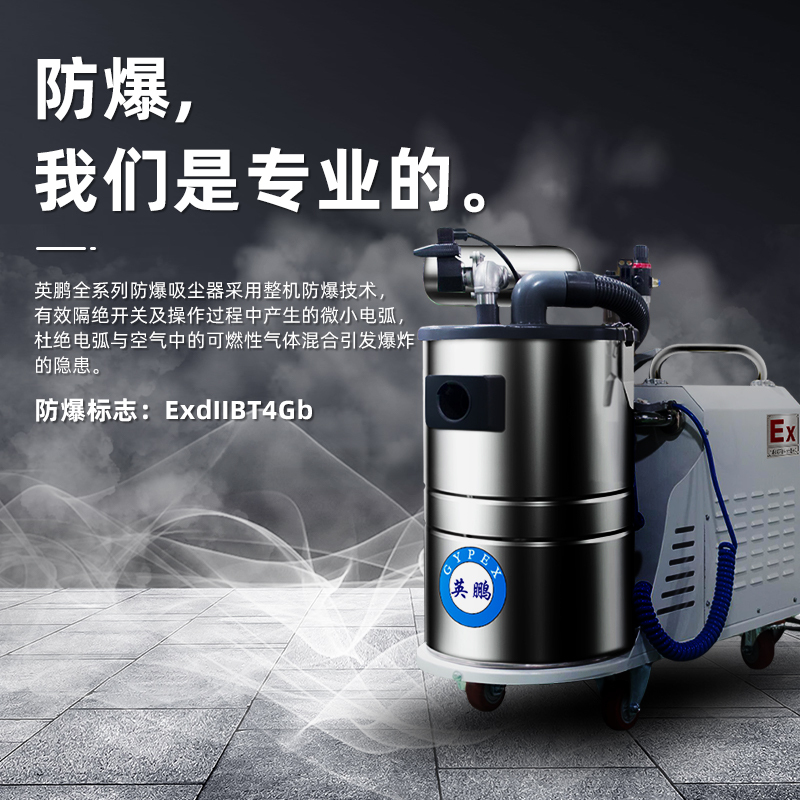 英鹏(GYPEX) EXP1-10YP-0.75/30DL 防爆吸尘器 30L 工业大功率大吸力750w 工厂车间高清大图
