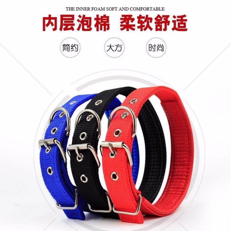 [1.2米/1.7米]狗狗牵引绳狗链子狗绳子铁链泰迪金毛遛狗项圈 防脱项圈(颜色随机) 加粗适合10斤内犬用