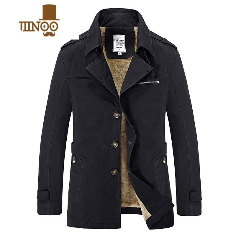 yanxu男士风衣中长款连帽夹克韩版潮流羔毛绒外套流行大衣视频