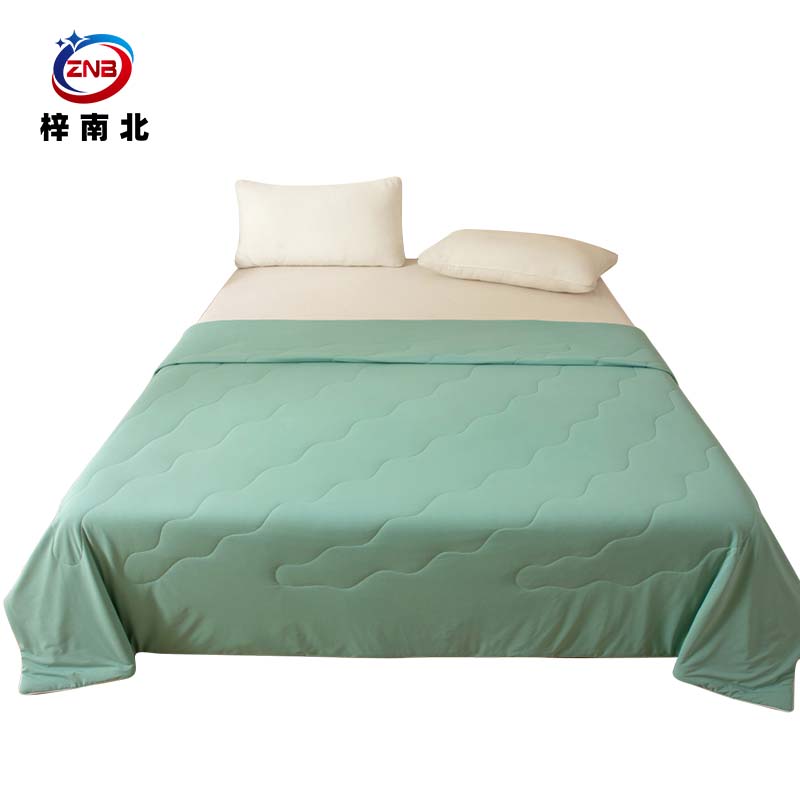 梓南北 锦氨冰肌凉感丝夏被150*200cm条高清大图
