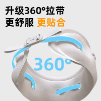 和正充气U型枕 旅行便携出差按压飞机枕头 高铁火车出行睡觉脖枕 充气U型枕奶油黄 HZ-A2