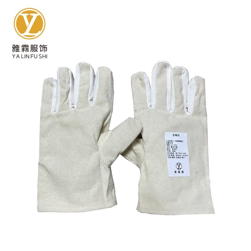 雅霖服 帆布手套YLF-526 双高清大图