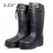 洁艺匠 YXH09 加绒高筒雨鞋 均码 黑色