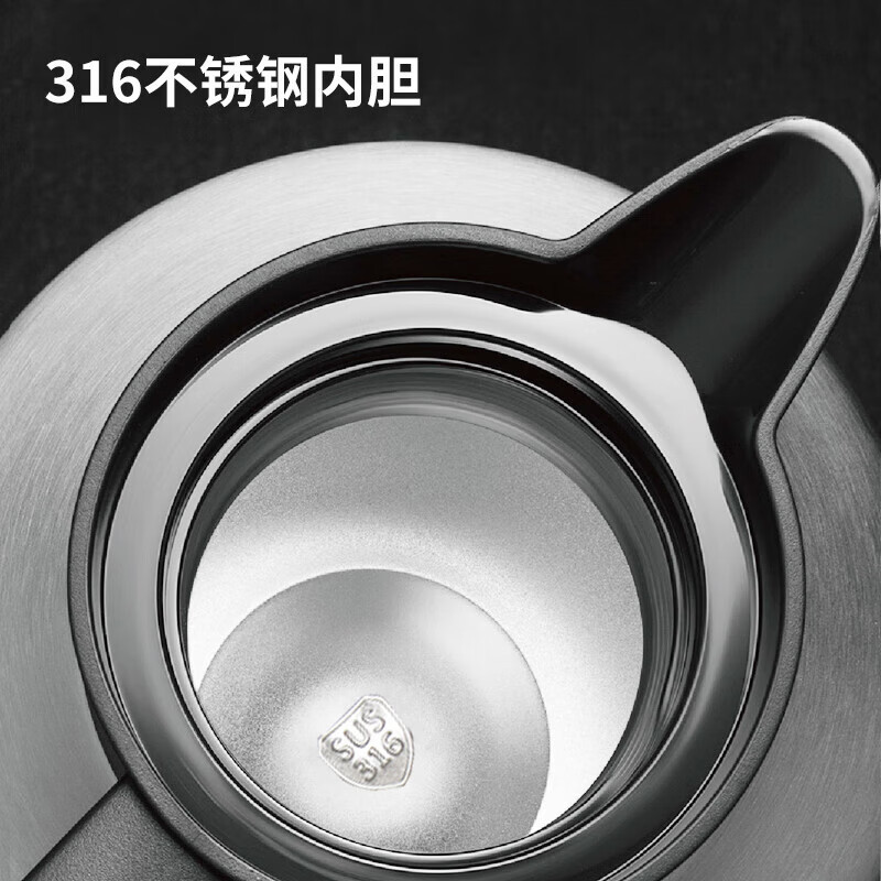 焖大师(MENDASHI)M1800B家用保温水壶大容量热水瓶保温壶 真空保温壶 竹青色1700ml高清大图