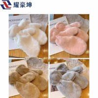 耀豪坤纯色加绒加厚保暖防寒防风手套 WEQ9/双