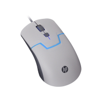 惠普(HP) M100 笔记本台式机通用有线背光发光电竞专业游戏鼠标 M100白色