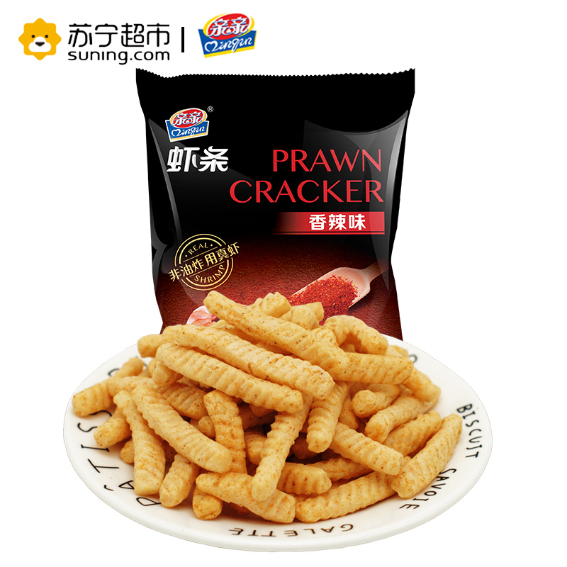 亲亲 膨化食品 虾条香辣味40g(休闲零食)