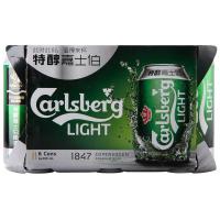 嘉士伯 特醇啤酒 330ml/罐*6