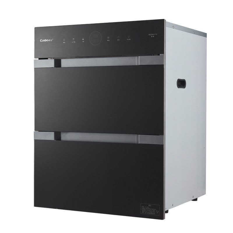 康宝消毒柜 200升极大容量 全嵌半嵌 三门五层 动态消毒提醒 304不锈钢层架 智能AI全自动消毒XDZ200-Y12图片