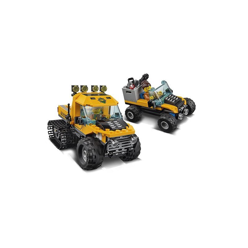 乐高(LEGO)城市系列 丛林半履带车任务 60159 6-12岁 378颗粒 积木玩具塑料 200块以上