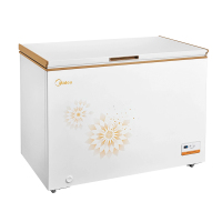 美的(Midea)BD/BC-368KEM 368升商用单温一室冷冻冷藏转换冷柜卧式双顶开门冰柜(白)