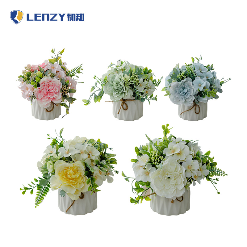 LENZY 韧知 仿真花盆栽 20cm 个高清大图