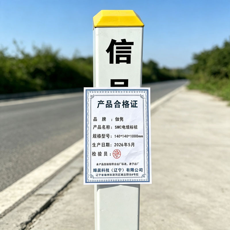 伽隽 SMC电缆标桩 140*140*1000mm 根高清大图