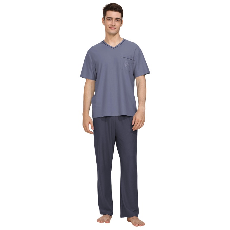 小护士 男士木棉休闲家居套装 MMT001高清大图