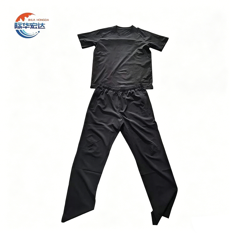 际华宏达 黑色半袖长裤套装 JHHD-064 套