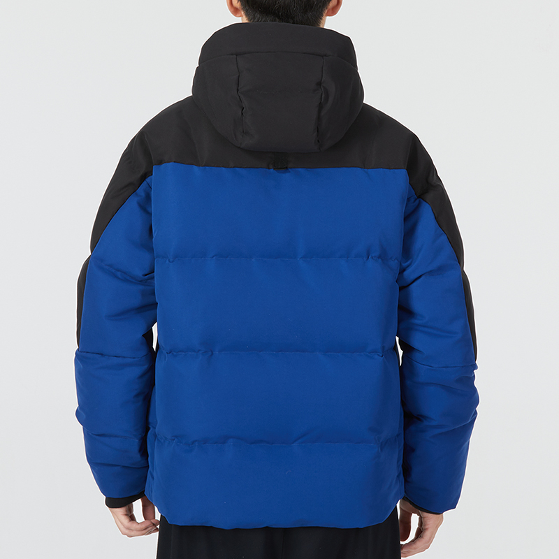 PUMA彪马羽绒服男冬季新款运动服蓝色拼接夹克外套537685-16