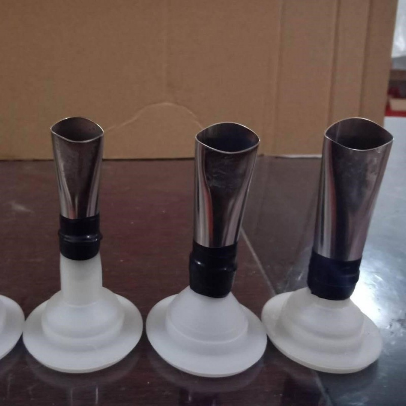 玻璃美缝剂窗专用胶嘴不锈钢扁型超长胶头鸭嘴型打胶闪电客鸭嘴软胶