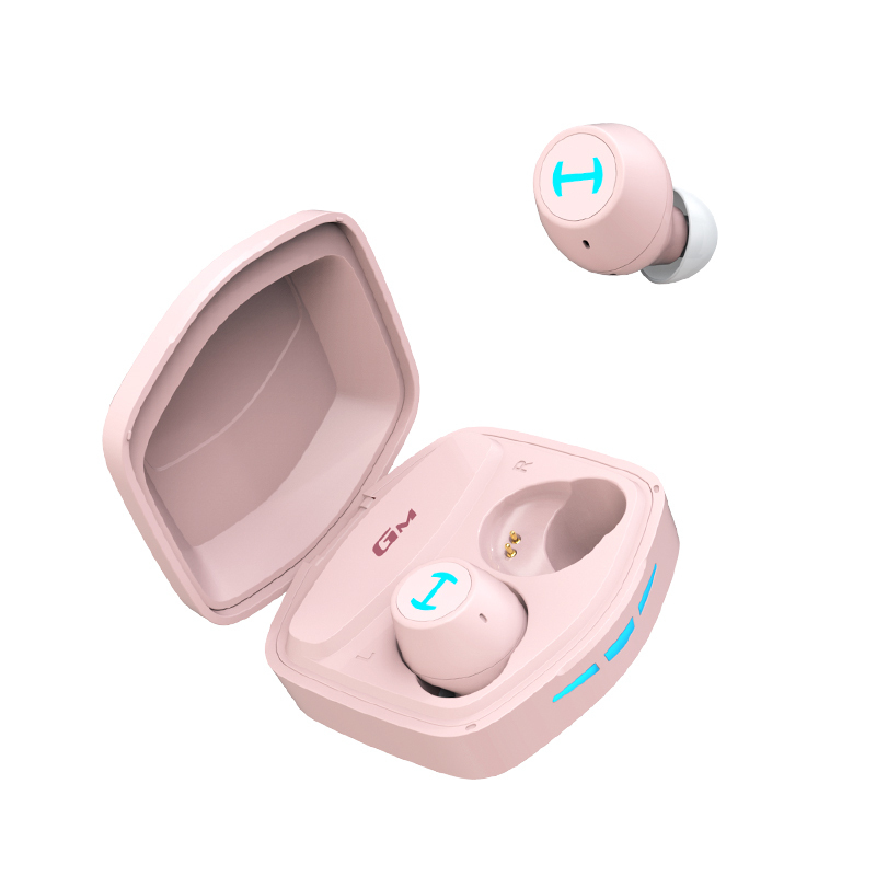 EDIFIER/漫步者 HECATE GM4 MINI5.0低延时真无线蓝牙耳机双耳降噪入耳式运动跑步音乐 粉色