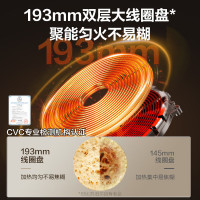 苏泊尔(SUPOR)家用电磁炉2200W大功率电磁灶火锅炉一体微晶大面板爆炒智能预约定时彩屏电磁炉C22-IA836D