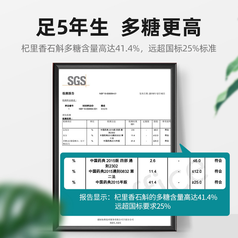 10g瓶装 铁皮石斛5年送礼铁皮石斛五年生铁皮石斛过节礼品 枫斗官方旗舰店高清大图