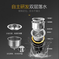 欧琳YG103不锈钢水槽单槽套餐 厨房水槽洗菜盆单槽洗菜池