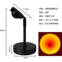 [直播特卖]日落昏灯夕阳投影灯日不落网红落日灯卧室氛围情趣激情落地灯德美洛