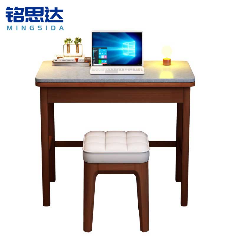 铭思达岩板书桌高清大图