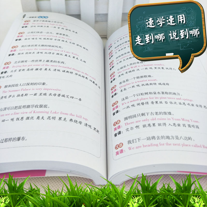 [单册]一学就会说英语 [正版]一学就会说英语日常交际口语初级入门初学零起点零基础实用速学速用说书籍外语工具书商务英高清大图