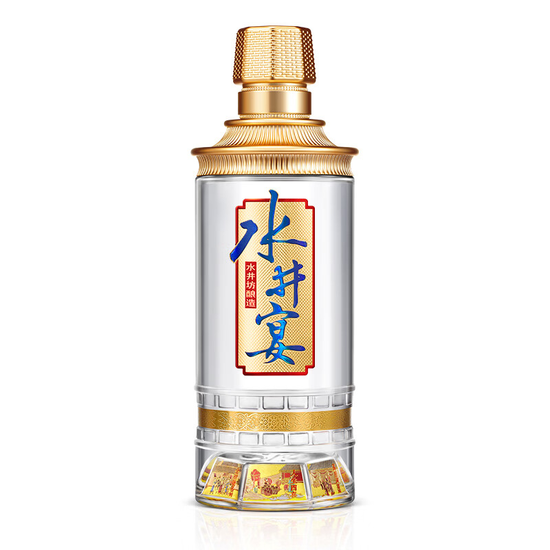 水井坊·水井宴 52度 500ml*2瓶装 浓香型白酒高清大图