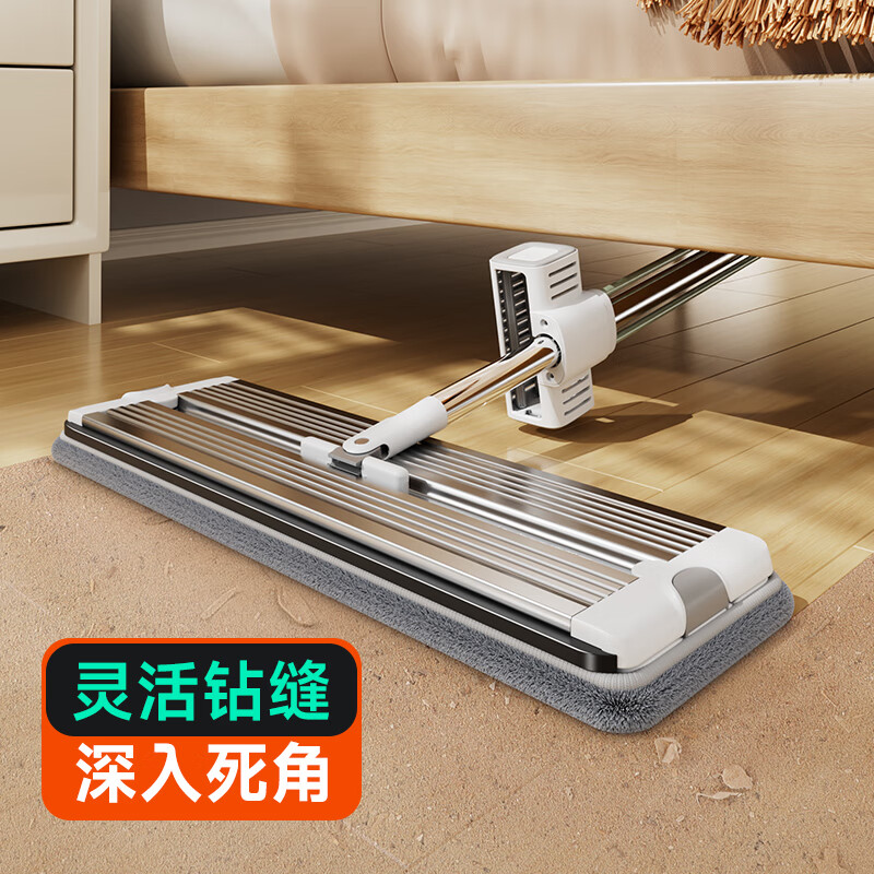 佳帮手平板拖把33cm2布家用一拖净免手洗2026拖地神器墩布拖布洗拖一体高清大图