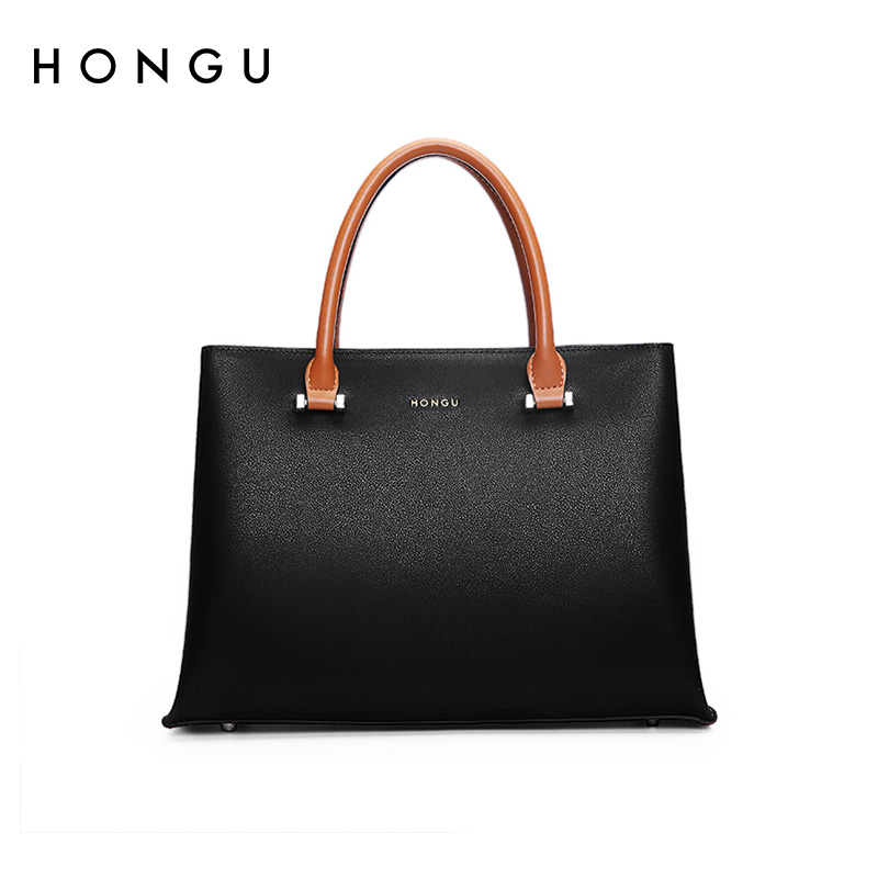 红谷女包2020夏季新款气质牛皮手提包包大气大容量单肩包简约时尚视频