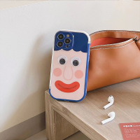 卡绮苹果13手机壳iPhone12新款11promax蓝头发表情包xsmax女款x全包8plus镜头iPhone创意