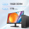 惠普(HP)星Box高性能商务办公台式电脑主机(14代i7-14700 16G 1TB固态 WiFi Win11 注册五年上门)单主机