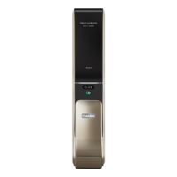 [新品]凯迪仕智能锁E300琥珀金 指纹锁家用防盗门锁 磁卡锁电子锁密码锁