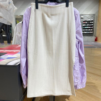 NIKE耐克裙子运动休闲透气修身针织侧开叉女裙半身裙FQ1637-104 D