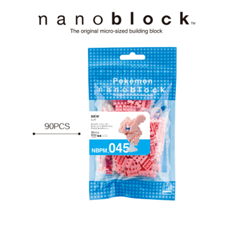 nanoblock日本小颗粒拼插积木精灵宝可梦-梦幻