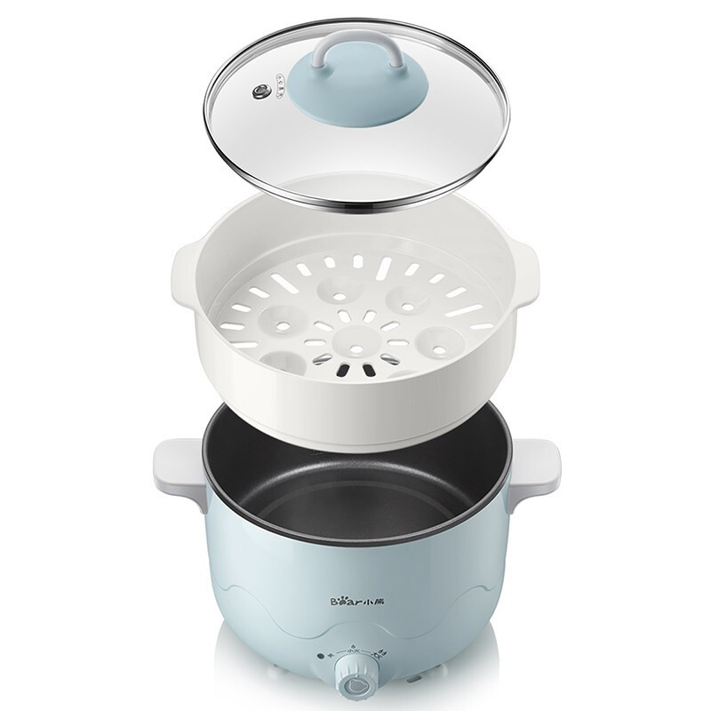 小熊(Bear) 电煮锅2.5L多功能迷你电热锅带蒸笼DRG-C18N5高清大图