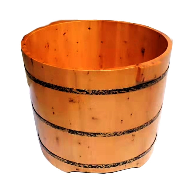 香柏木圆形木桶沐浴桶如华福禄成人泡澡桶木洗澡桶儿童浴缸洗浴桶坐