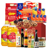 丰享米油干果调料I款9.13L+4.82kg 花生油调味品稻花香大米干果