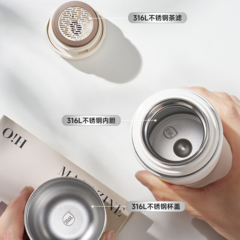 苏泊尔保温杯550ml大容量拓系列KCV55DC10(颜色随机)高清大图