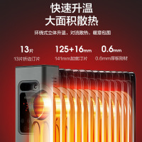 格力(GREE)取暖器NDY22-X6022B智能WIFI控制家用13片加宽折边电油汀电暖器电暖气片家用油丁干衣加湿防烫
